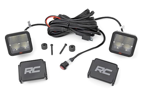 Rough Country LED Cowl Mnt 2" Spectrum for Jeep Gladiator JT/Wrangler JL 18-23 LARGE