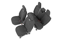 Rough Country Seat Set|BLK [18-20 for Wrangler JL Unlimited R Center Armrest] MAIN