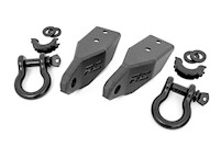 Rough Country For Toyota Tow Hook to Shackle Kit w/ D-Rings 07-20 Tundra RS153 MAIN