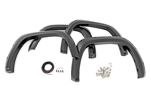 Rough Country Pocket Fender Flares 1G3 Magnetic Grey for Toyota Tundra 22-23 LARGE
