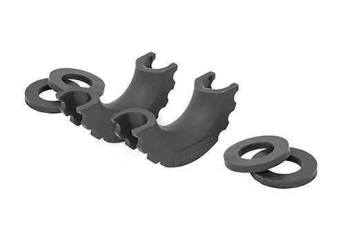 Rough Country Universal D-Ring Isolators [Black | Pair] -RS101 LARGE