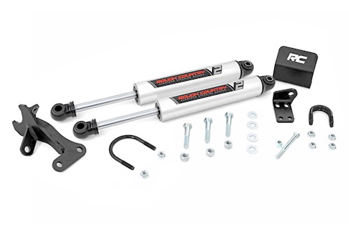Rough Country V2 Dual Steering Stabilizer For Jeep Grand Cherokee WJ 1999-2004 LARGE