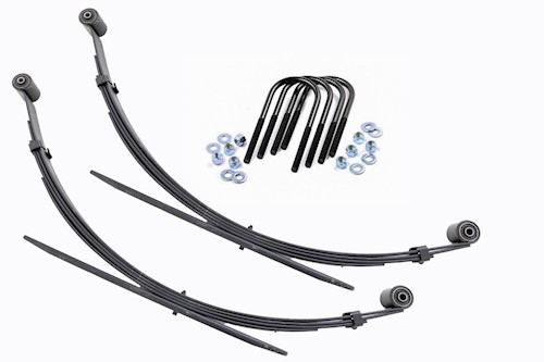 Rough Country Rear Leaf Springs 4" Lift Pair For Ford Super Duty 4WD 1999-2004 LARGE