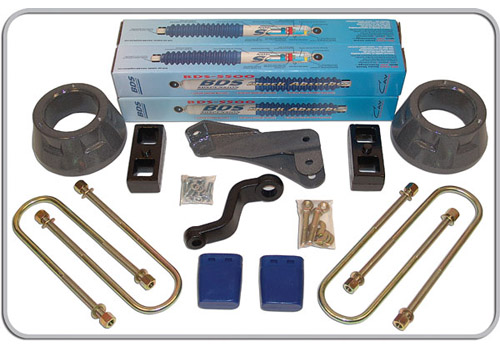 Dodge Ram 1500 Mega Cab/2500/3500 3" Front 2" Rear Lift Kit 4WD 2003-2007 MAIN