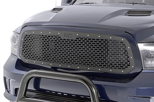 Rough Country Mesh Grille For RAM 1500 2WD/4WD (2013-2018 & Classic) -70197 LARGE