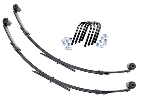 Rough Country Front Leaf Springs 2.5" Lift Pair For Jeep Wrangler YJ 1987-1995 LARGE