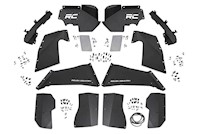 Rough Country Front/Rear Inner Fenders Set Vertex Shocks for 07-18 Wrangler JK MAIN