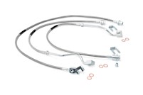 Rough Country for Ford F & R Stainless Brake Lines|4-8" Lifts 99-04 F250/350 MAIN