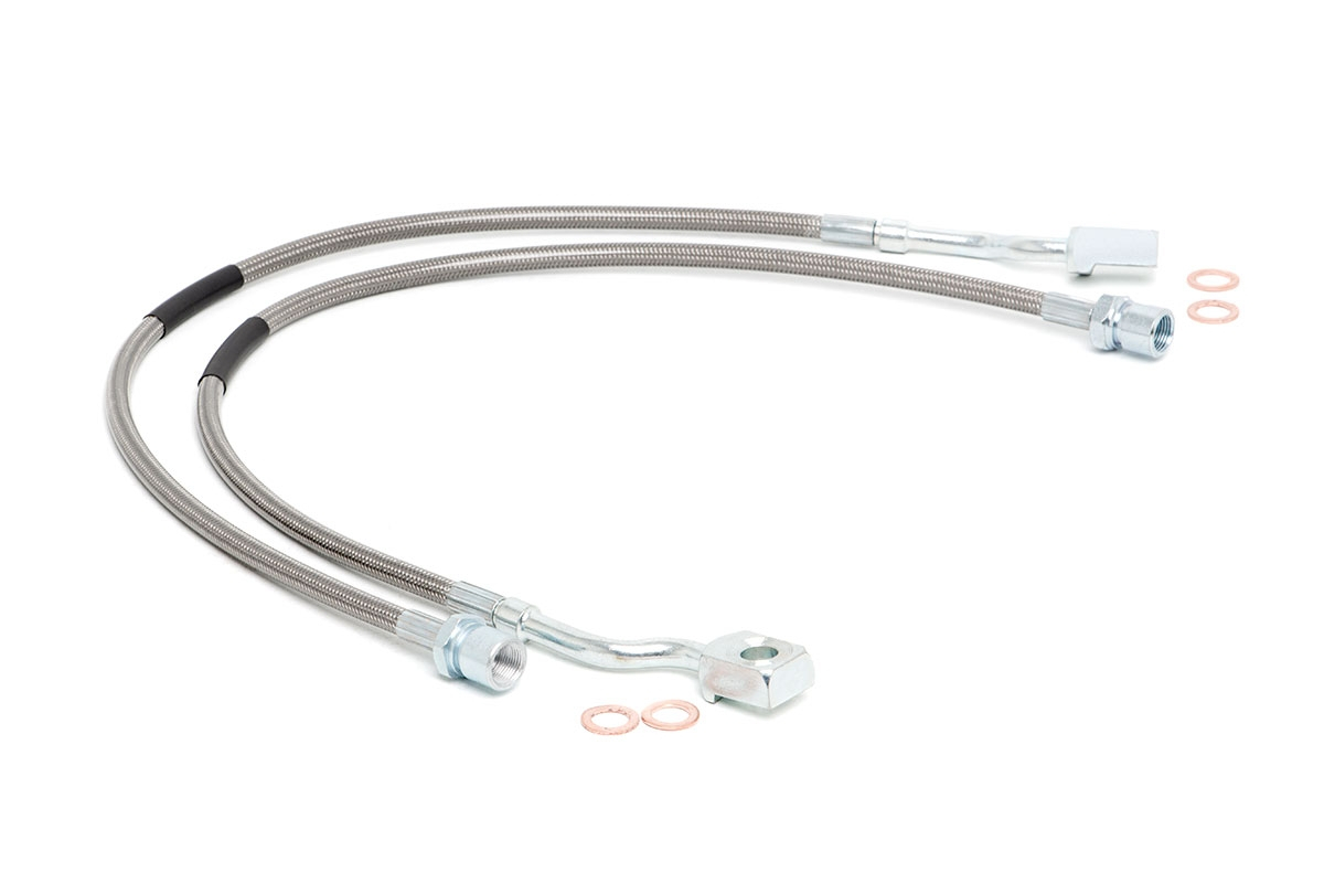 Rough Country GM 1500 Extended Front Brake Lines for 5-7.5" Lifts 07-19 THUMBNAIL