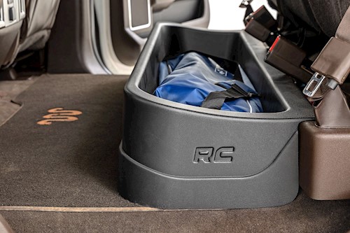 Rough Country Under Seat Storage Crew Cab For Ford F-150 15-22/SuperDuty 17-22 LARGE