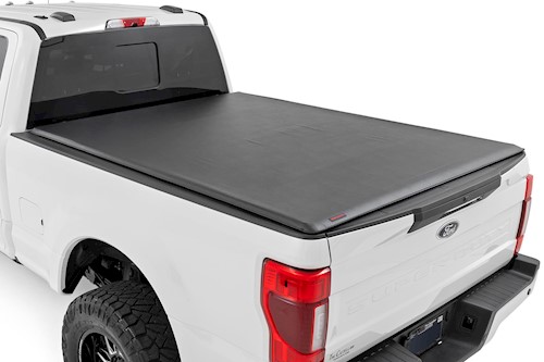 Rough Country Soft Roll Up Bed Cover 6'10" Bed for Ford Super Duty 17-23 LARGE