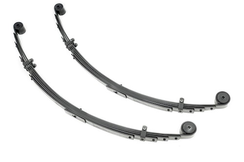 Rough Country Rear Leaf Springs 4" Lift Pair For Jeep Cherokee XJ 4WD 1984-2001 LARGE