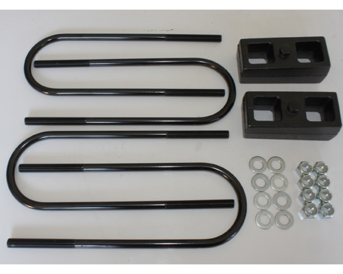 Fat Bob's Garage, Part # FBB2-1113-4UB, Dodge 2500/3500 Rear Lift Block Kit 4WD 2003-2012 LARGE