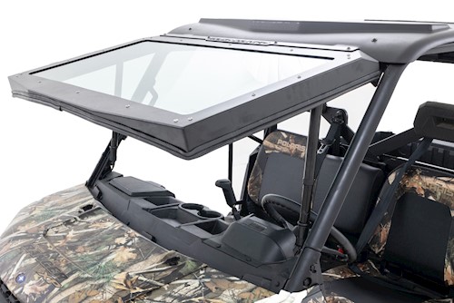 Rough Country Flip Glass Windshield Pwr for Polaris Ranger XP1000/1000 4WD 17-22 LARGE