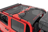Rough Country Mesh Bikini Top Plus Black For Jeep Gladiator JT 4WD 20-23 85118 MAIN