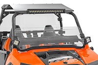 Rough Country Half Windshield | Scratch Resistant | Polaris RZR 800 MAIN