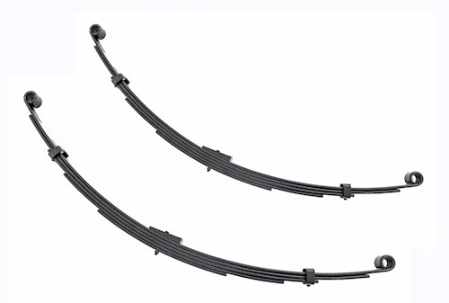 Rough Country Rear Leaf Springs 4" Lift Pair International Scout II 4WD 71-1980 LARGE