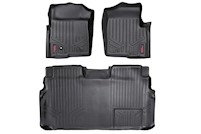 Rough Country Heavy Duty Floor Mats Frt/Rear-09-12 for Ford F-150 SuperCrew Cab MAIN