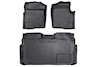 Rough Country Heavy Duty Floor Mats Frt/Rear-09-12 for Ford F-150 SuperCrew Cab THUMBNAIL