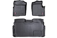 Rough Country Heavy Duty Floor Mats Frt/Rear-11-14 for Ford F-150 SuperCrew Cab MAIN