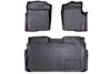 Rough Country Heavy Duty Floor Mats Frt/Rear-11-14 for Ford F-150 SuperCrew Cab THUMBNAIL