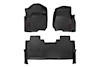 Rough Country HD Floor Mats [F/R]-17-20 for Ford Sup uty Crew Cab Bucket Seats THUMBNAIL