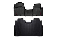 Rough Country Heavy Duty Floor Mats Frt/Rear-15-20 for Ford F-150 SuperCrew Cab MAIN