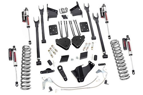 Rough Country 6in for Ford 4-Link Suspension Lift Kit 11-14 F-250 4WD | overld LARGE