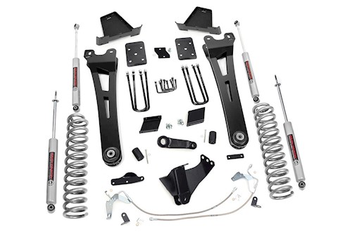 Rough Country 4d F250 Super Duty 6" Radius Arm Lift W/OUT Overloads 11-14 Diesel LARGE