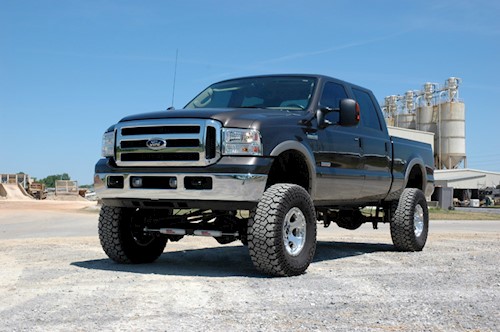 Rough Country for Ford F250 F350 6" 4-Link Lift Kit 2005-2007 4WD Gas w/ overld LARGE