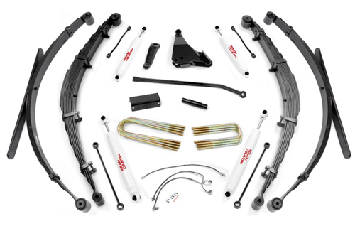 Fat Bob's Garage, Rough Country Part #488.2, Ford F250/F350 SuperDuty 8" Lift Kit 4WD 1999-2004 LARGE