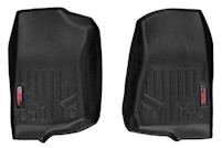 Rough Country Heavy Duty Floor Mats [Front] fits 18-23 Jeep JL, Gladiator JT MAIN