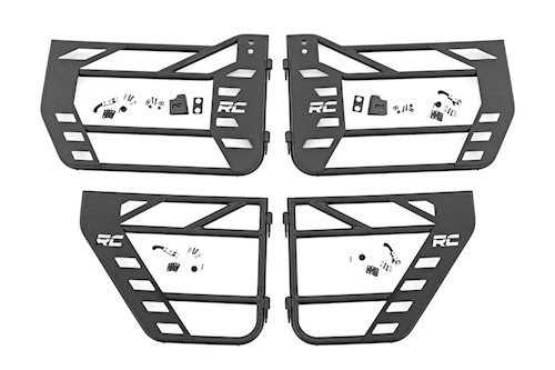 Rough Country For Jeep Front & Rear Steel Tube Doors 07-18 Wrangler JK 10588 LARGE
