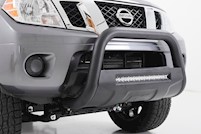 Rough Country For Nissan 05-19 Frontier Bull Bar w/LED Light Bar Black B-N4150 MAIN