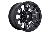 Rough Country Fuel Blitz Wheel | Gloss Black Milled | 20x9 | 6x5.5 | 1mm MAIN