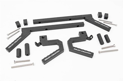 Rough Country For Jeep Aluminum Grab Handle Set 07-18 Wrangler JK 6509 LARGE