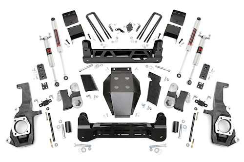 Rough Country 5 Inch Lift Kit NTD M1 Chevy/GMC 2500HD/3500HD 11-19 26040 LARGE