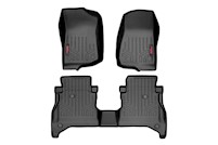 Rough Country HD Floor Mats F&R Under Seat No Lock Storage for 20 Gladiator JT MAIN
