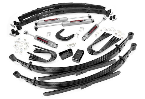Rough Country 6in GM Suspension Lift System 56in Rear Springs 214-88-9230 LARGE