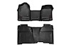 Rough Country HD Floor Mats [F/R]-14-19 Chevy Silverado/GMC Sierra Crew Cab THUMBNAIL