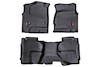 Rough Country HD Floor Mats [F/R]-14-19 Chevy Silverado/GMC Sierra Double Cab THUMBNAIL