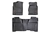 Rough Country HD Floor Mats [F/R]-14-19 Chevy Silverado/GMC Sierra Crew Cab THUMBNAIL