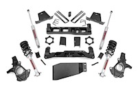 Rough Country 6"GM Suspension Lift Kit w/ N3 Loaded Struts & Shocks 23633 MAIN
