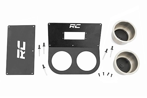 Rough Country Cup Holder MLC-8 Mount For Honda Pioneer 16-22 92056 LARGE