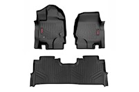 Rough Country Floor Liners F&R Buckets w/Under Seat Storage for Ford F-150 15-23 MAIN