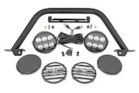 Rough Country Safari Bar 6.5 In Round LED OE Modular Steel for Ford Bronco 21-23 MAIN
