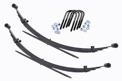 Rough Country Rear Leaf Springs 2" Lift Pair Chevy/GMC C20/K20 C25/K25 77-87 LARGE