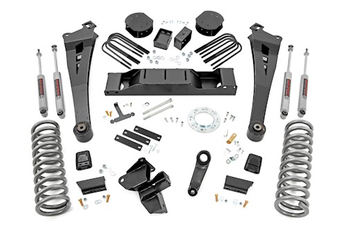 Rough Country 5" Lift Kit OE Rear Air DieselAISIN For Ram 3500 4WD 2019-2022 LARGE