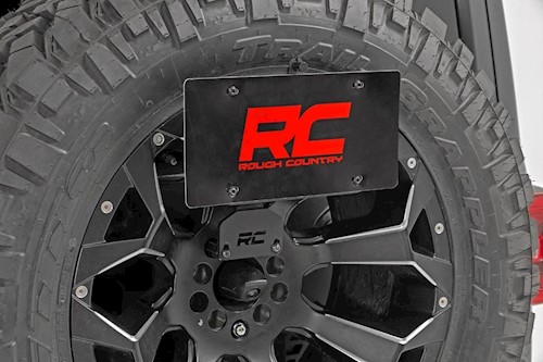 Rough Country For Jeep License Plate Adapter 07-18 Wrangler JK/JK Unlimited LARGE
