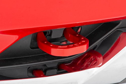 Rough Country Tow Hooks Forged Red Chevy Silverado 1500 2WD/4WD (2014-2018) -RS134 LARGE